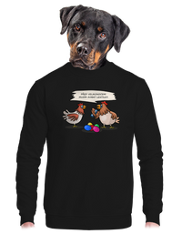 unisex mikina bez kapuce