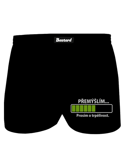 Přemýšlím pánské trenky Black