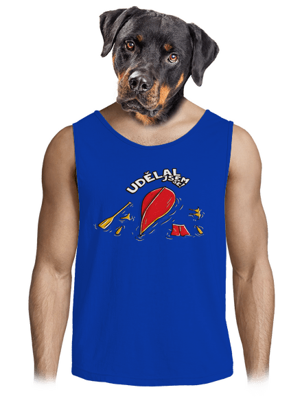 Udělal jsem se pánské tílko Royal Blue