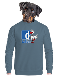 unisex mikina bez kapuce