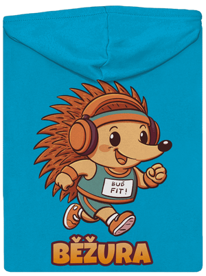 Běžura dámská mikina na zip Blue Atol