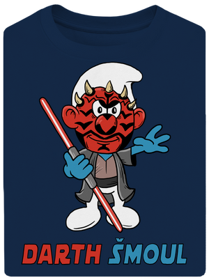Darth Šmoul unisex tričko oversized Midnight Blue