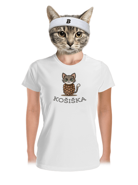 Košiška dámské sportovní tričko White