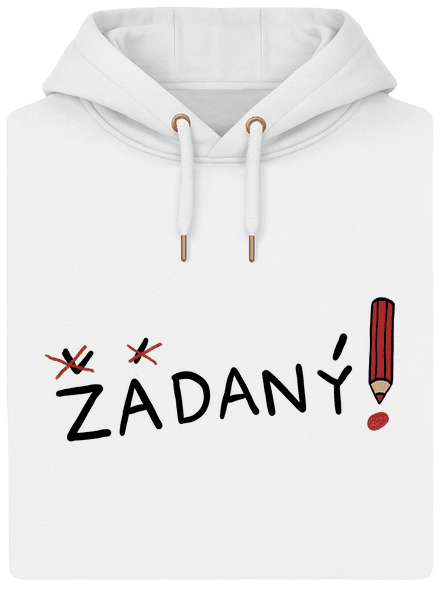 Zadaný a zadaná unisex mikina premium Snowwhite