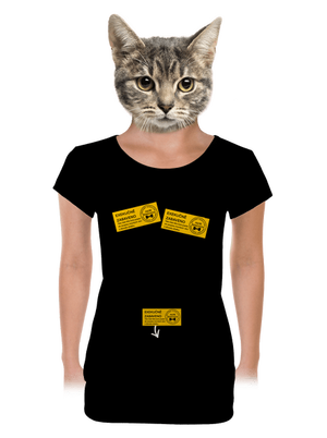 dámské tričko s lemem