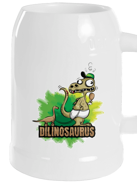Dilinosaurus půllitr White