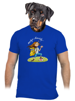 Maluju kamínky pánské tričko Royal Blue