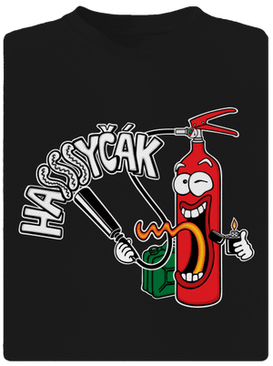Hasyčák dětské sportovní tričko Black
