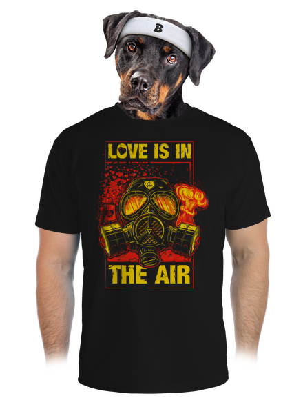 Love is in the Air pánské sportovní tričko Black