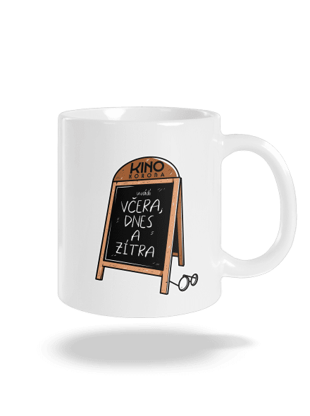 Včera, dnes a zítra klasický hrnek White