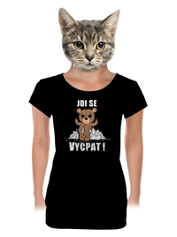 dámské tričko s lemem