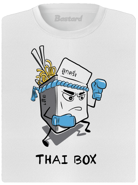 Thai box dámské sportovní tričko White