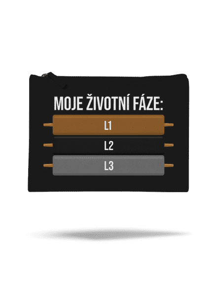 Moje životní fáze taštička Black