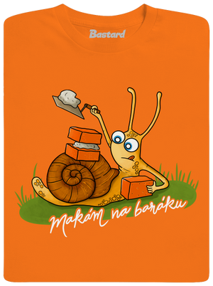 Makám na baráku pánské tričko Orange