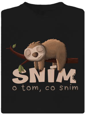 Sním o tom, co sním dětské sportovní tričko Black