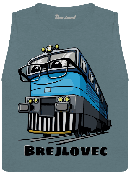 Brejlovec dámské tílko volné Heather Deep Teal
