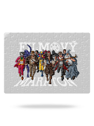 Filmový maraton puzzle White