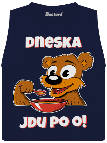 Dneska jdu po o dámské tílko volné Navy