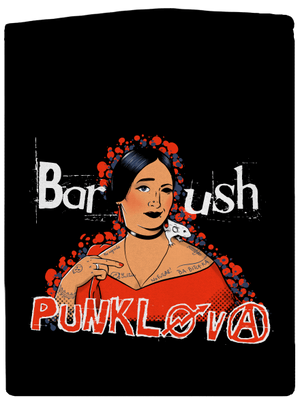 Barush Punklova dámská mikina na zip Black