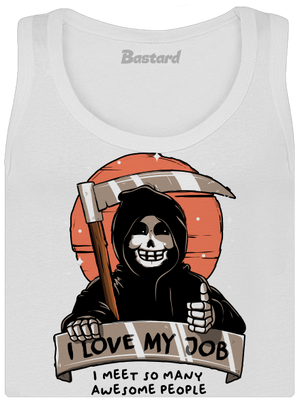 I love my job dámské tílko klasické White