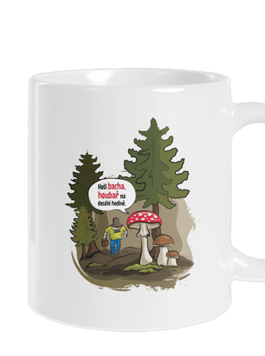 Bacha houbař klasický hrnek White