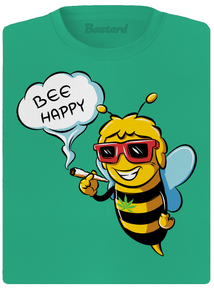 Bee happy dámské sportovní tričko Mint Mal