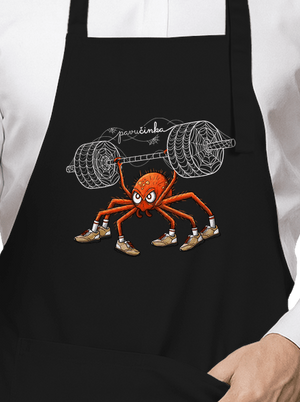 Pavučinka zástěra Black