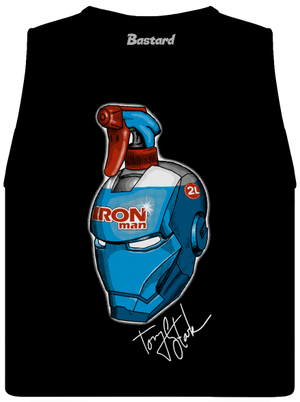 Čistič oken dámské tílko volné Black