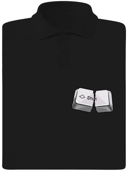 Shift pánská polokošile Black
