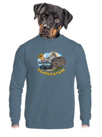 unisex mikina bez kapuce