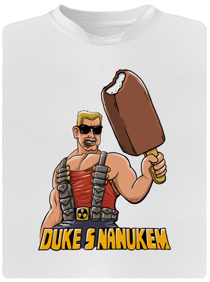 Duke s nanukem dětské sportovní tričko White