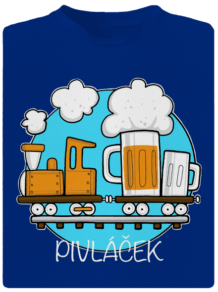 Pivláček pánské sportovní tričko Royal Blue Mal