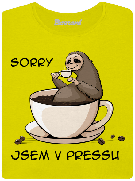 V pressu dámské tričko premium Lemon