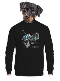 unisex mikina bez kapuce