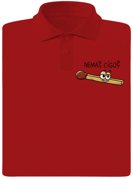 Cígo a oheň pánská polokošile Red Mal