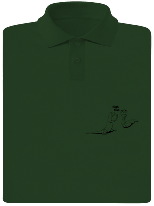 Omalovánka: High Five pánská polokošile Bottle Green Mal