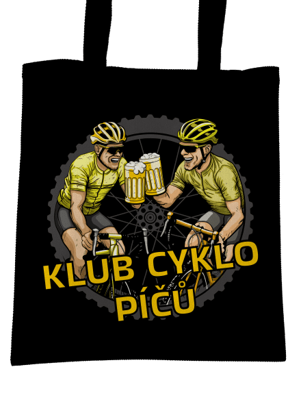 Klub cyklo píčů taška Black