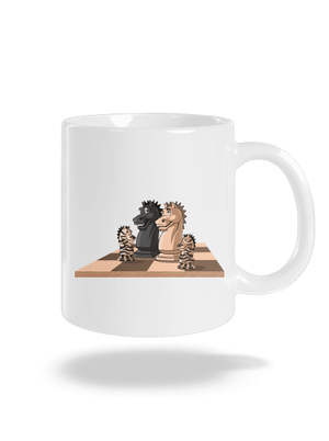 Šachová rodina klasický hrnek White