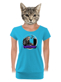 dámské tričko s lemem