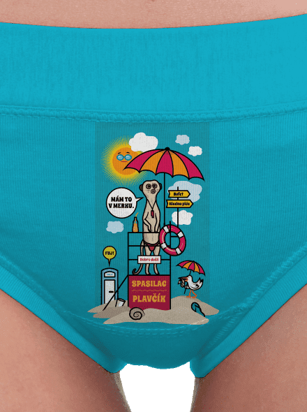 Plavčík dámské kalhotky Turquoise