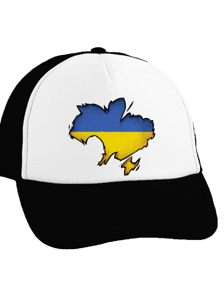 Ukrajina - Inside kšiltovka truckerka Black cap