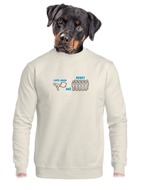 unisex mikina bez kapuce