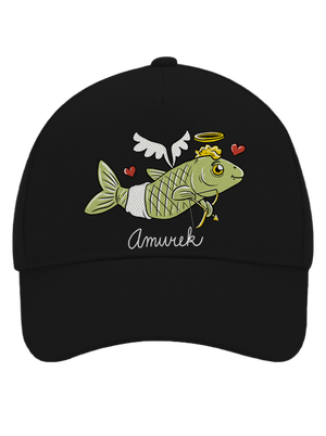 Amurek kšiltovka baseballka Black