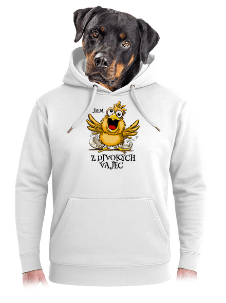 Z divokých vajec unisex mikina premium Snowwhite