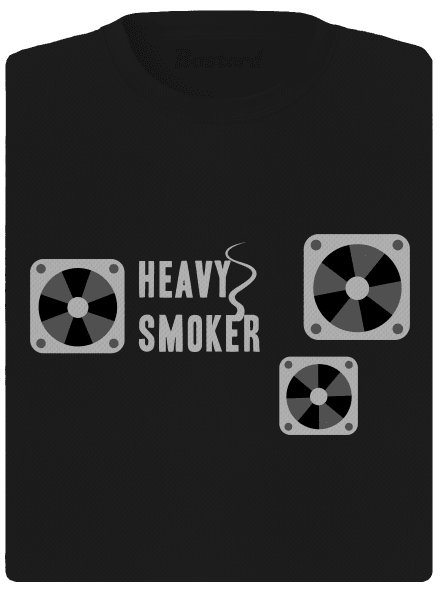 Heavy smoker dámské sportovní tričko Black