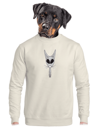 unisex mikina bez kapuce