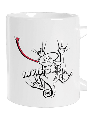 Invisible chameleon velký hrnek White