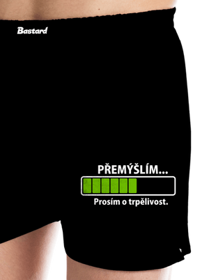 Přemýšlím pánské trenky Black