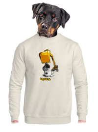 unisex mikina bez kapuce