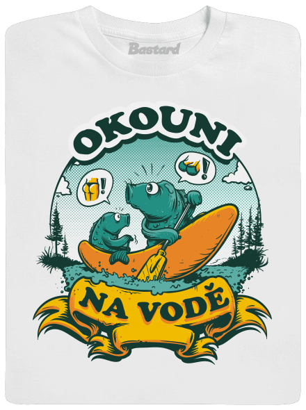 Okouni na vodě pánské dlouhý rukáv White